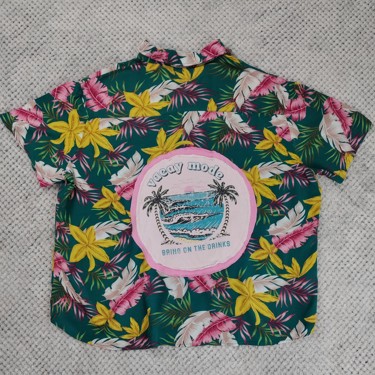 Soft Breeze Upcycled Shirt by Treasures Recreated - handmade upcycled lightweight summer shirt