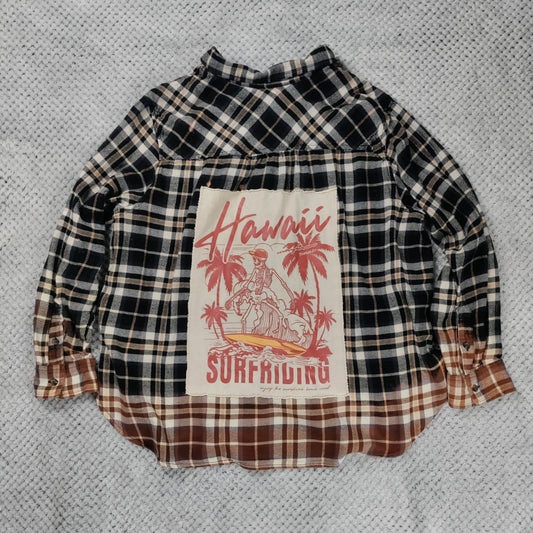Plato’s Closet Era Flannel handmade upcycled flannel size 4X by Treasures Recreated