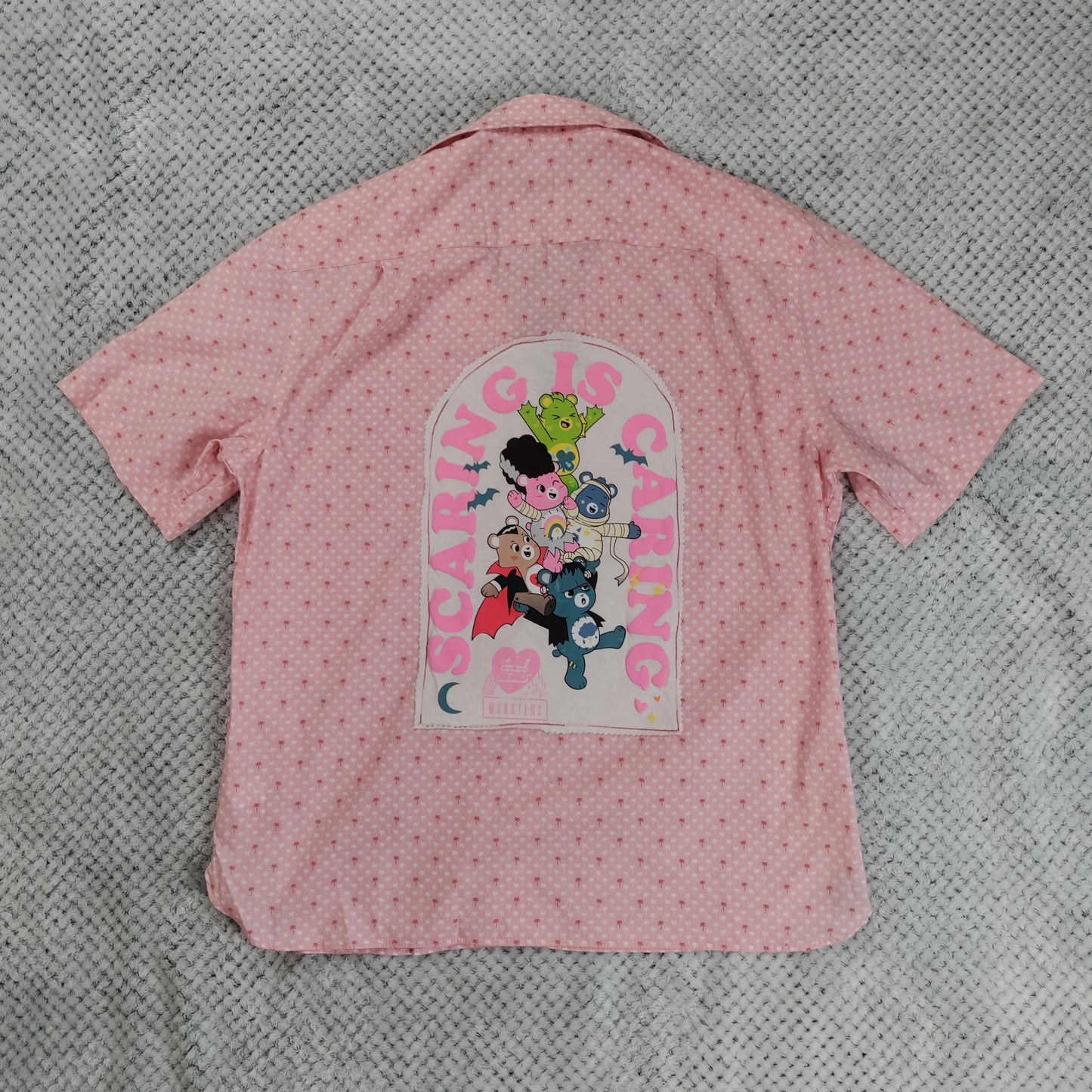 Tropical Thrift Rework Shirt by Treasures Recreated - handmade upcycled lightweight summer shirt