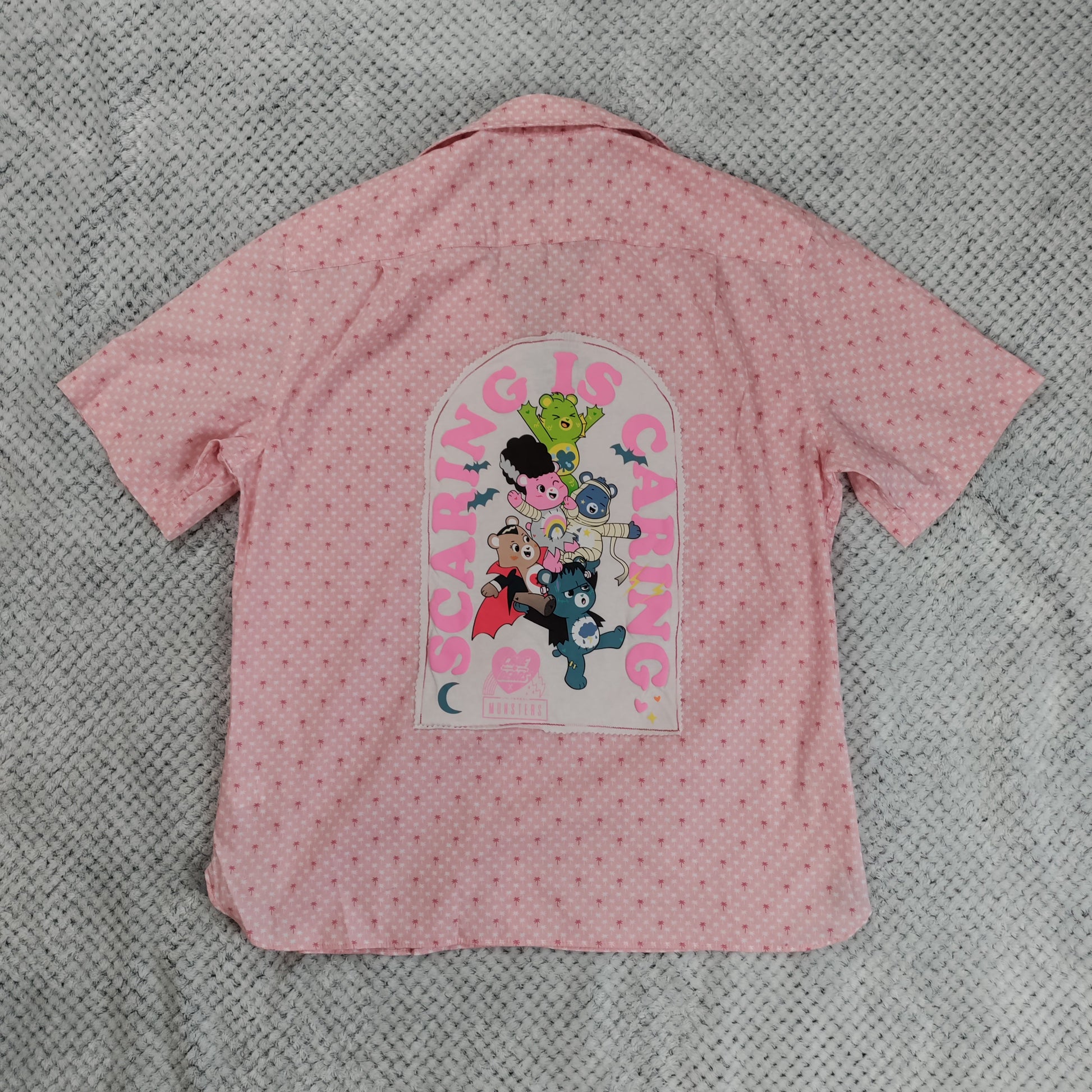 Tropical Thrift Rework Shirt by Treasures Recreated - handmade upcycled lightweight summer shirt