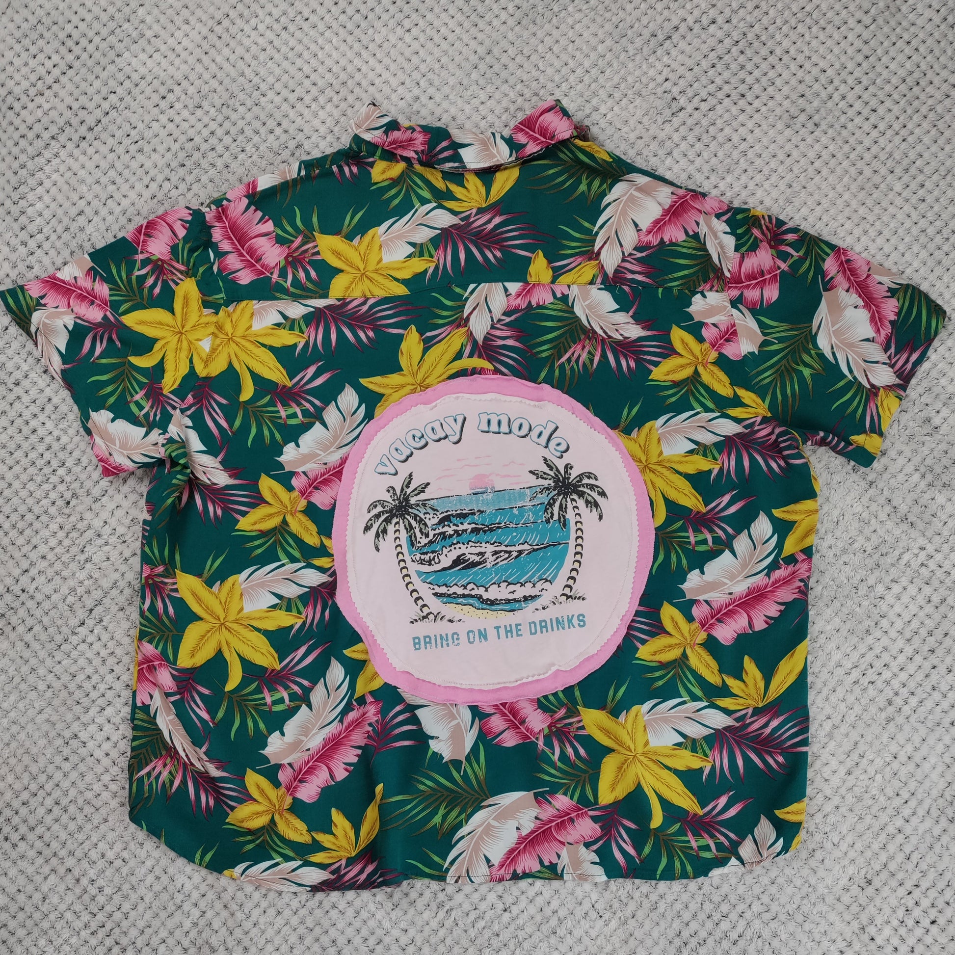Soft Breeze Upcycled Shirt by Treasures Recreated - handmade upcycled lightweight summer shirt