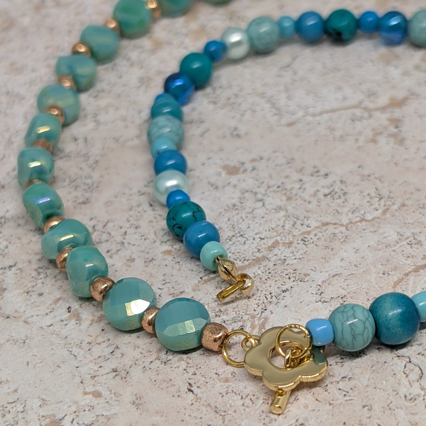 Ocean Breeze Beaded Necklace